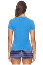 view 4 of 4 T-SHIRT FUTURE HEAVY JERSEY BABY FIT TEDDY MUSHROOM in Strong Blue