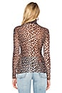 view 3 of 4 Tilden Mesh Top in Leopard