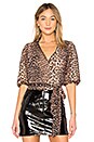 view 1 of 4 Tilden Mesh Top in Leopard