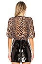 view 3 of 4 Tilden Mesh Top in Leopard