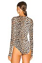 view 4 of 5 Printed Bodysuit in Leopard