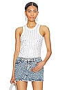 view 1 of 5 Beaded Top in Bright White