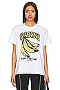view 1 of 4 Banana Relaxed T-shirt in Bright White
