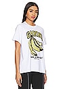 view 2 of 4 Banana Relaxed T-shirt in Bright White