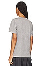 view 3 of 4 Relaxed O-Neck T-Shirt in Paloma Melange