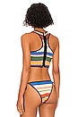 view 3 of 4 HAUT DE MAILLOT DE BAIN CROCHET in Beach Stripe Multi