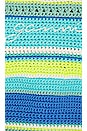 view 5 of 5 Crochet Racerback Bikini Top in Blue Curacao