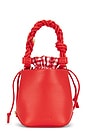 view 2 of 5 Bou Bucket Mini Vichy Pouch in Red Alert
