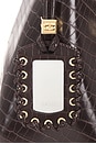 view 6 of 6 Ganni Bou Hobo XXL Croco Bag in Chocolate Fondant