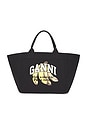 view 1 of 6 Shopper XXL Banana Print Bag in Black