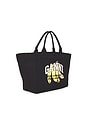view 3 of 6 Shopper XXL Banana Print Bag in Black