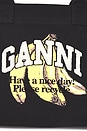 view 6 of 6 Shopper XXL Banana Print Bag in Black