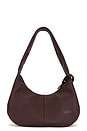 view 2 of 6 Grained Medium Hobo Bag in Chicory Coffee