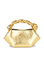 view 3 of 7 Bou Mini Crushed Bag in Gold