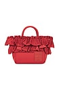 view 2 of 7 Mini Shopper Ruffle Bag in Fiery Red