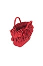 view 5 of 7 Mini Shopper Ruffle Bag in Fiery Red