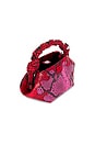 view 5 of 5 Bou Mini Snake Bag in Raspberry Rose