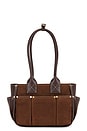 view 2 of 4 Posy Small Recycled Suede Bag in Chicory Coffee