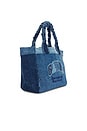 view 3 of 5 SAC FOURRE-TOUT TRAPEZE in Mid Blue Vintage