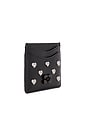 view 3 of 6 Bou Card Holder Hearts Studs in Black