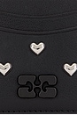 view 5 of 6 Bou Card Holder Hearts Studs in Black