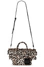view 1 of 7 Mini Shopper Ruffle Print in Leopard