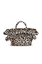 view 3 of 7 Mini Shopper Ruffle Print in Leopard