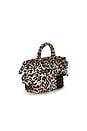 view 4 of 7 Mini Shopper Ruffle Print in Leopard