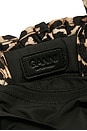 view 6 of 7 Mini Shopper Ruffle Print in Leopard