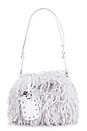 view 6 of 5 Hobo Mini Feather Bag in Quiet Gray