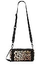 view 5 of 5 Recycled Tech Barrel Bag in Leopard