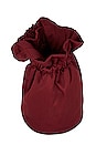 view 4 of 5 SAC OCCASION RUCHED TOP HANDLE in Burgundy