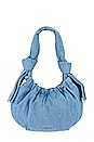 view 1 of 4 Small Hobo Bag in Denim
