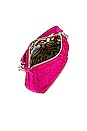 view 4 of 4 Butterfly Small Pouch in Shocking Pink