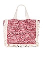 view 1 of 4 Crochet Frill Tote in Egret