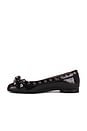 view 5 of 5 Eyelets Bow Ballerina Naplack in Black