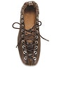 view 4 of 5 SAPATILHA LACE UP CRINKLE EYELETS in Olive