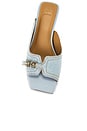 view 4 of 5 Butterfly Wedge Mule Sandal Denim in Niagara Mist