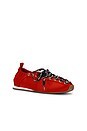 view 2 of 7 Lace Up Sporty Ballerina Sneaker in Goji Berry