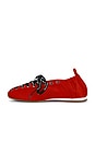 view 5 of 7 Lace Up Sporty Ballerina Sneaker in Goji Berry
