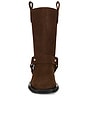 view 4 of 5 Mid Shaft Biker Boot in Chicory Coffee Suede
