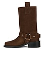 view 5 of 5 Mid Shaft Biker Boot in Chicory Coffee Suede