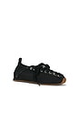 view 2 of 5 ZAPATILLA DEPORTIVA LACE UP SPORTY BALLERINA in Black