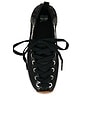 view 4 of 5 ZAPATILLA DEPORTIVA LACE UP SPORTY BALLERINA in Black