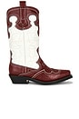 view 1 of 5 BOTA MID SHAFT EMBROIDERED WESTERN  in Brick Red