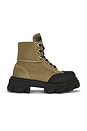view 1 of 5 BOTTINES CLEATED CANVAS TRAIL in Military Olive