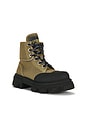 view 2 of 5 BOTTINES CLEATED CANVAS TRAIL in Military Olive
