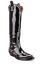 view 2 of 5 Knee High Western Boot in Black