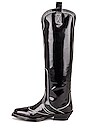 view 5 of 5 Knee High Western Boot in Black