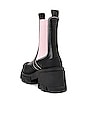 view 3 of 5 Chunky Heel Chelsea Boot in Black & Pink